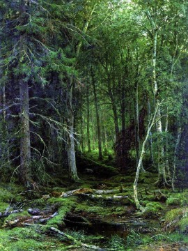 奥地 1872年の古典的な風景 イワン・イワノビッチの森 Oil Paintings
